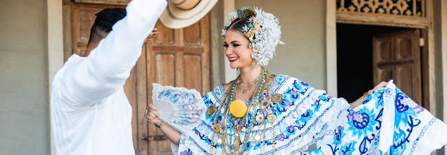 Panama Pollera de Gala Las Tablas cultural identity