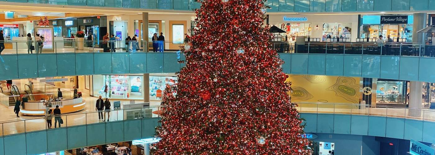 The Galleria Mall During Holiday Season Dallas, Texas