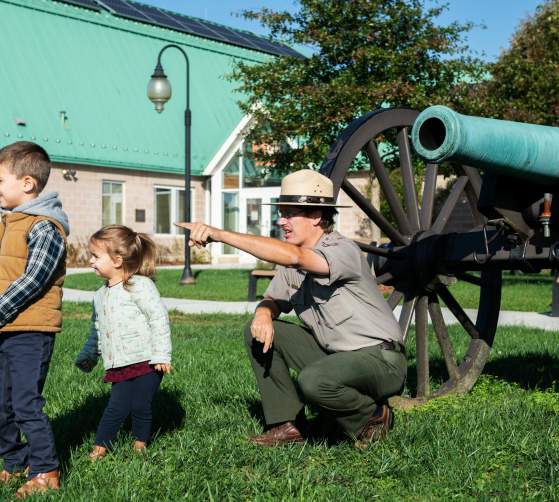 Monocacy Battlefield Cannon Park Ranger