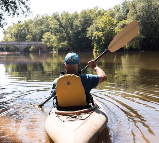 Kayak at Monocacy Aqueduct