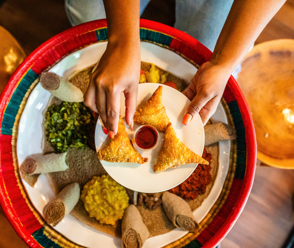 Alem Ethiopian Village Sambusa