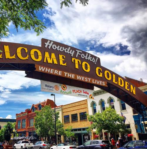 Welcome Arch - Downtown Golden