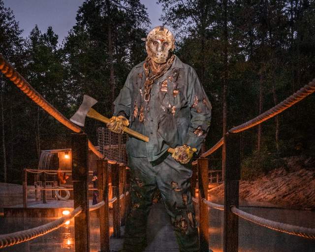 Haunted character at Kersey Valley SpookyWoods
