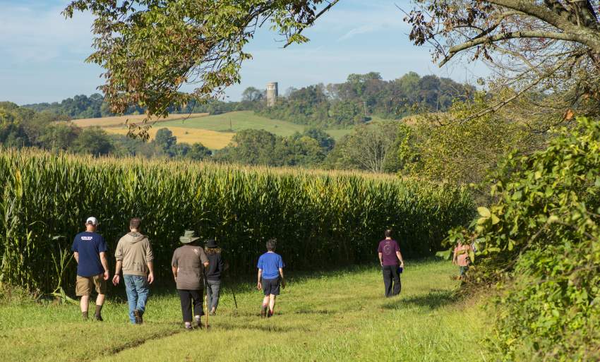 Hiking in First State National Historical Park