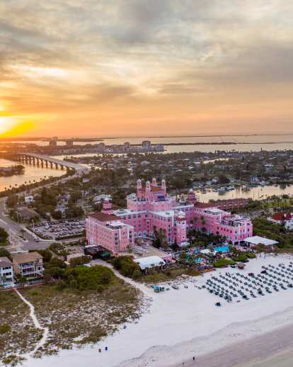 Don CeSar Hotel on St. Pete Beach on Gulf of America aka Pink Palace