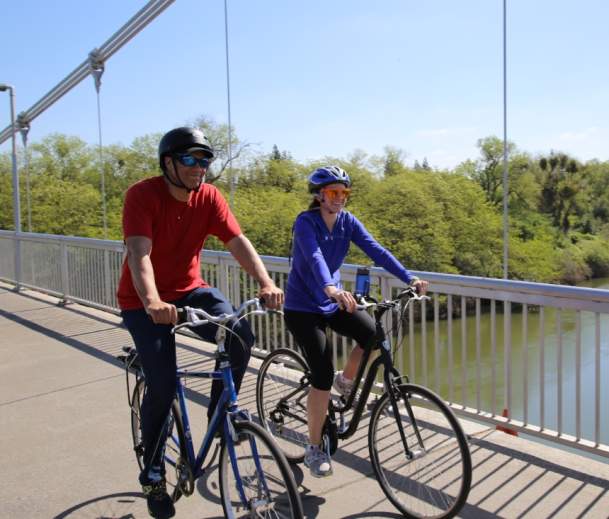 American River Bike Trail Guy West Bridge