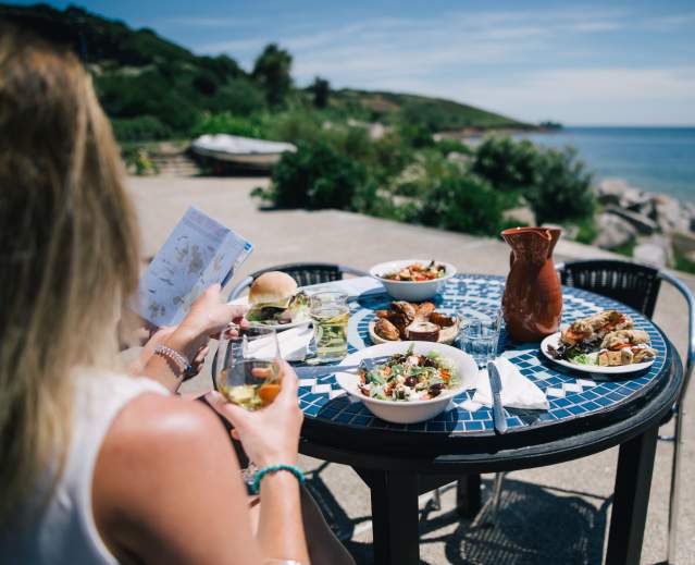 Dining at Dibble & Grub on St. Mary's