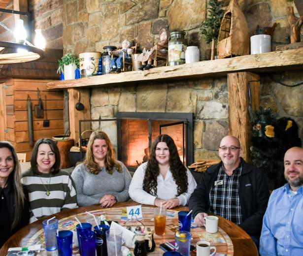 Chamber Ambassadors at Log Cabin Pancake House