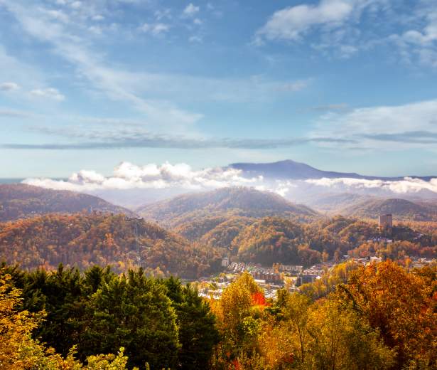 Fall Gatlinburg downtown