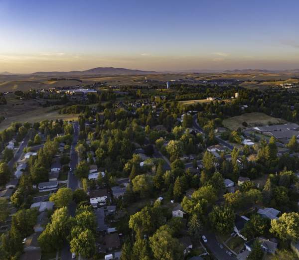Ariel View of Pullman