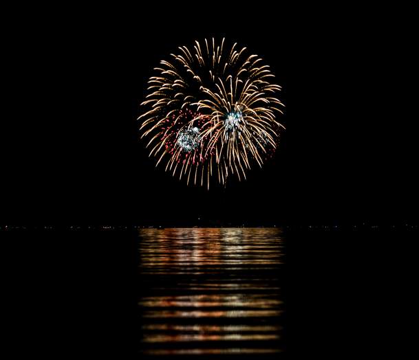 July 3rd Fireworks over Lake Champlain
