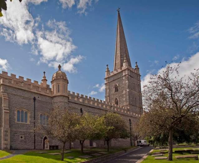 Exterior view of St St Columb's Cathedral