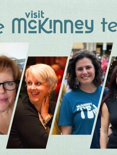 Collage image of six people on Visit McKinney staff