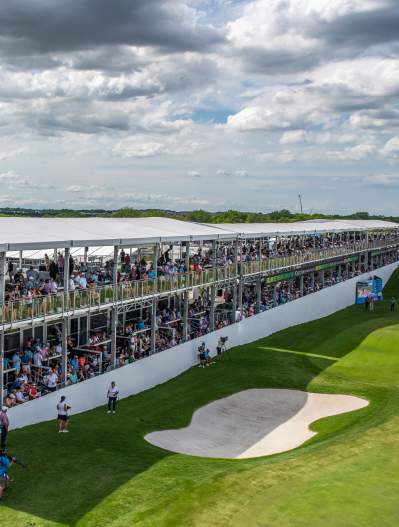 CJ Cup Byron Nelson from inside viewer suite