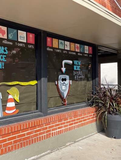 Visitors Center front windows
