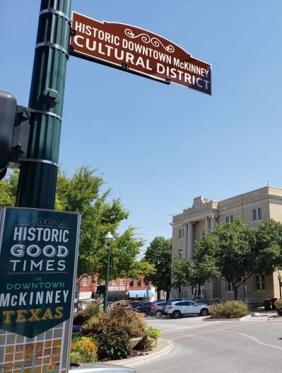 McKinney's downtown square