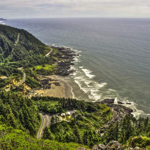Cape Perpetua Overlook by Mike Shaw