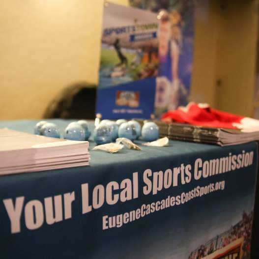 Eugene, Cascades & Coast Sports Commission Table