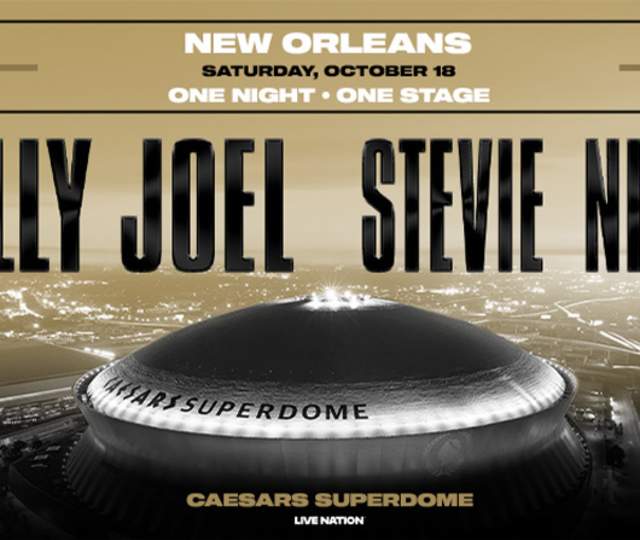 Billy Joel and Stevie Nicks - Live in New Orleans on October 18