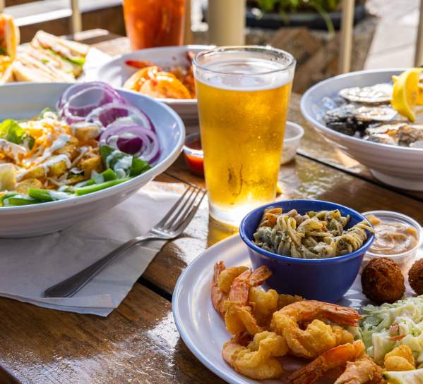 Dining at Iguana's Seafood Restaurant