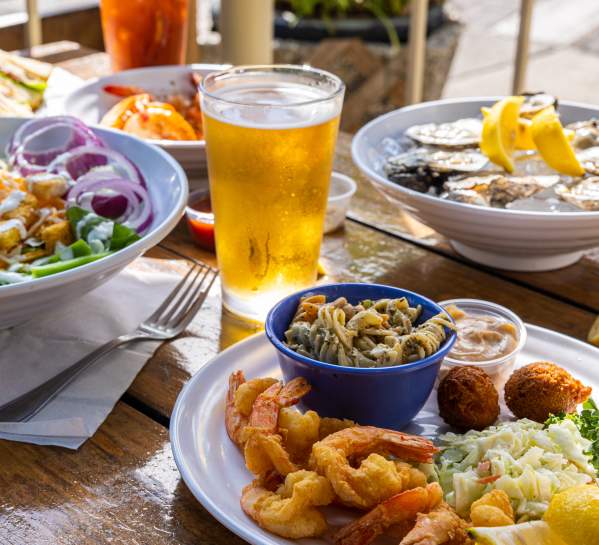 Dining at Iguana's Seafood Restaurant