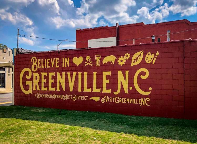 Believe In Greenville Wall Mural