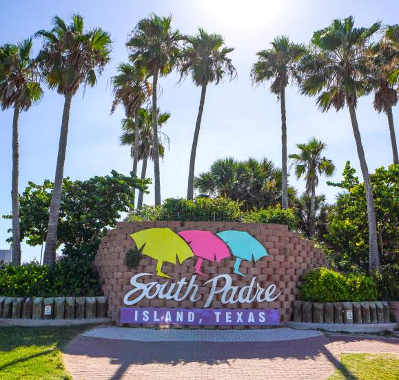 South Padre sign