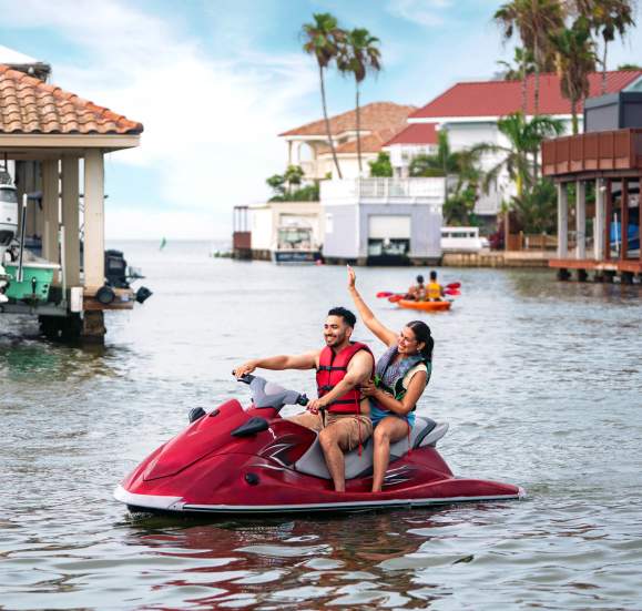 Couple on Jetski