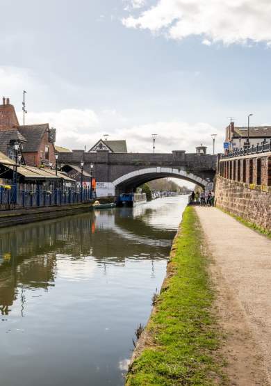 Bridgewater canal in Sale