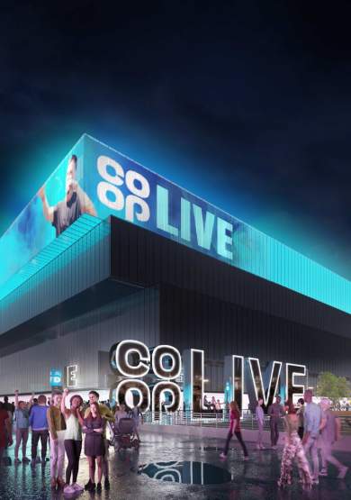 First artist announced for Co-op Live, the UK’s largest live entertainment arena