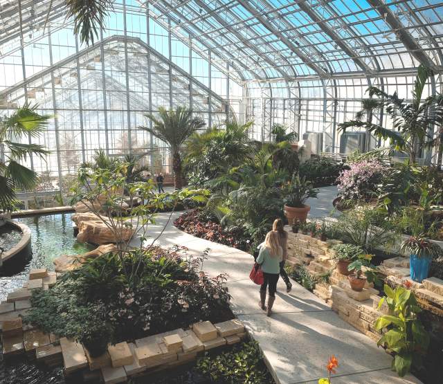 Lauritzen Gardens Conservatory