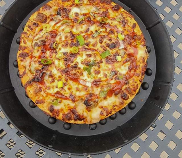 Plate of food from Timber Creek Pizza Pub & Grill.
