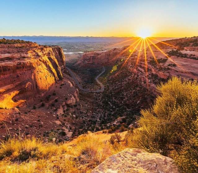 Sunrise at Colorado National Monument