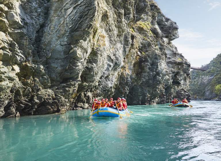 Rafting the Kawarau River with Go Orange