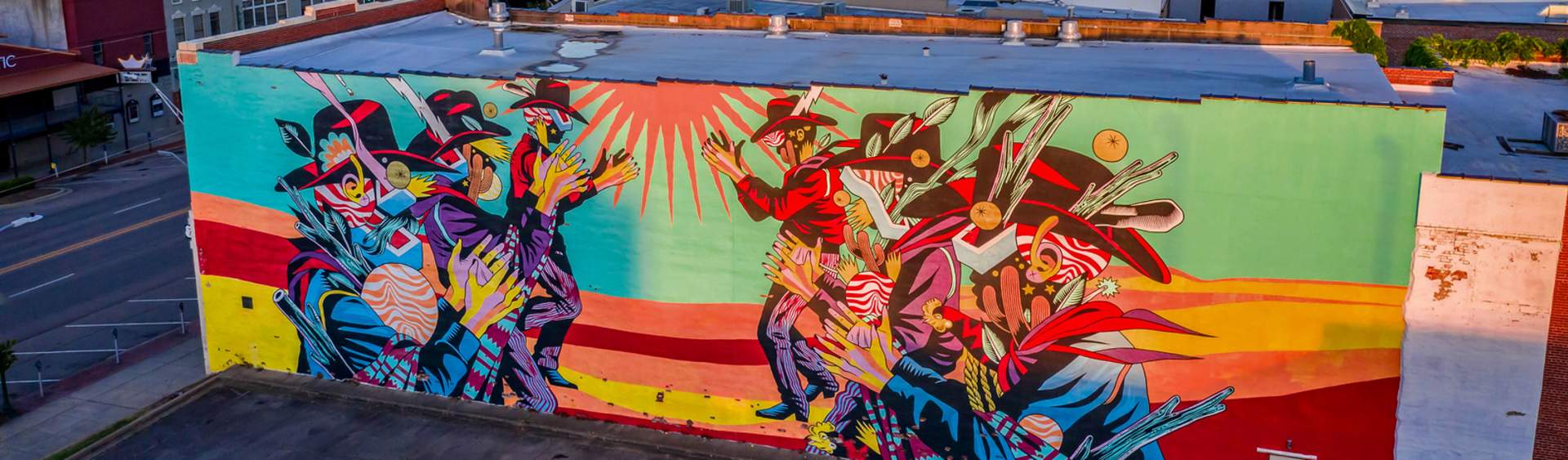 【S2号/インパクトアート】心の壁-Mental Barrier- Mind Gap Mural Delayed by Rain in Fort Smith Alley