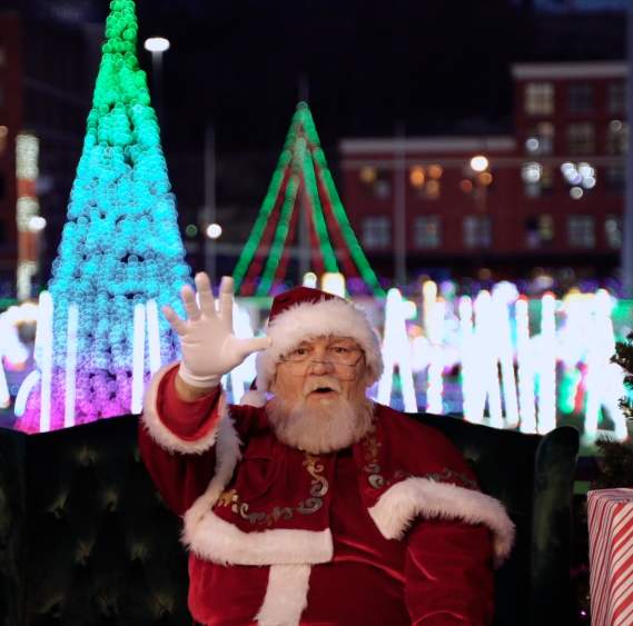 Santa at Bright Nights