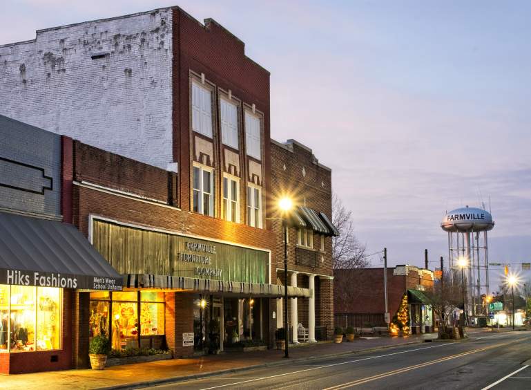 Farmville Street and Tower