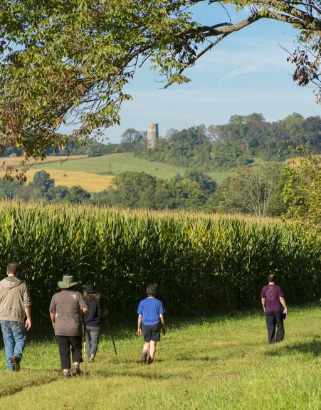 Hiking in First State National Historical Park
