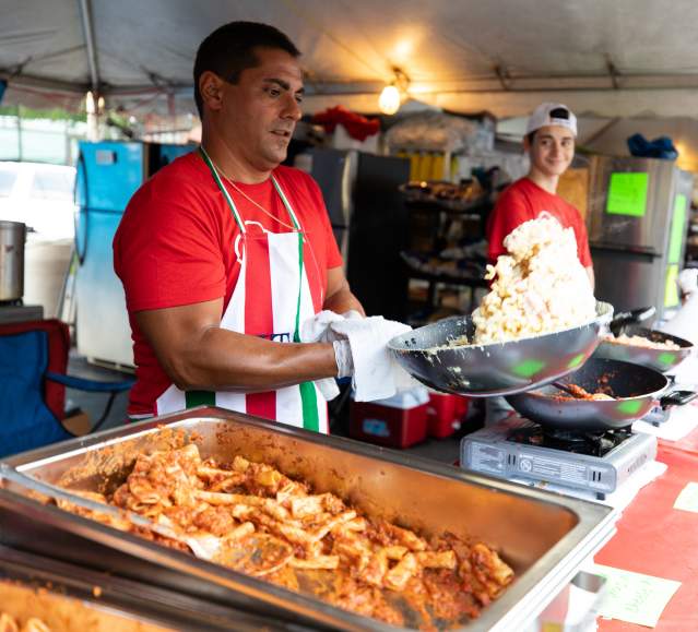 Vendor at La Festa Italiana