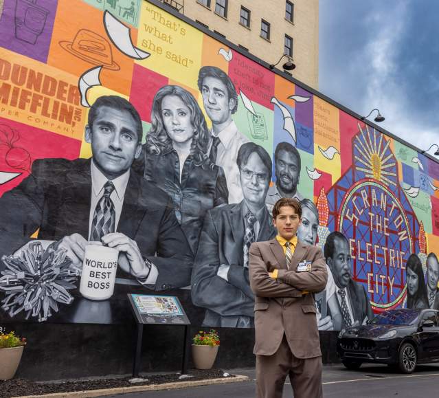 The Office Mural in Downtown Scranton, PA