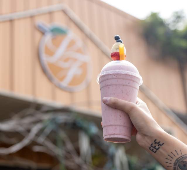 A smoothie from Lucca Fresca in Taylor, PA.