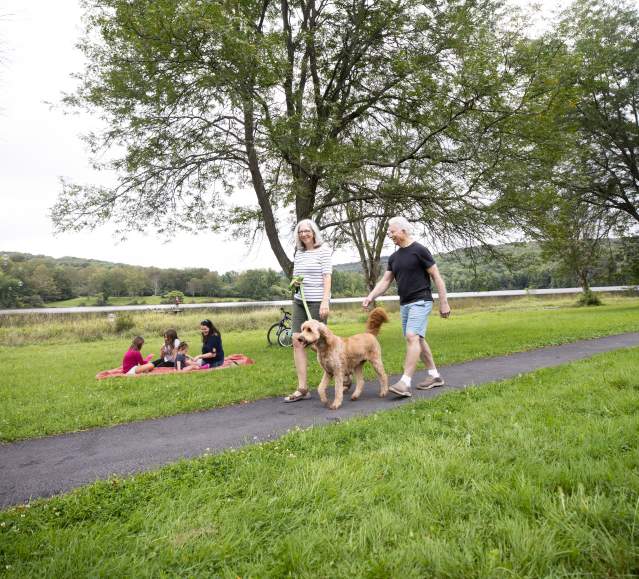 People doing activities at Lackawanna State Park