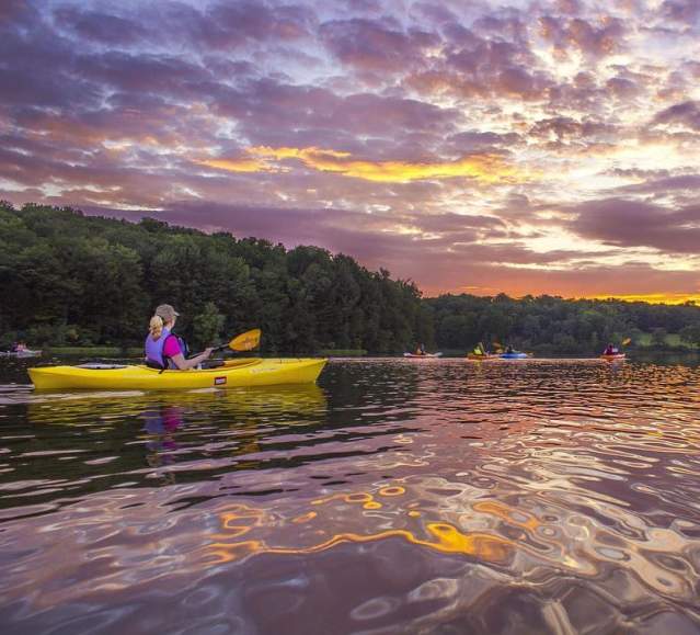 Kayaking at Lackawanna State Park
