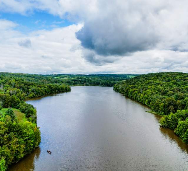 Lackawanna State Park in North Abington Township, PA