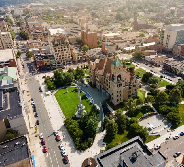 Courthouse Square in Downtown Scranton