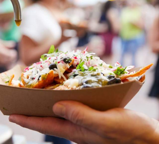 Nachos at a Food Tent at Springfest MD