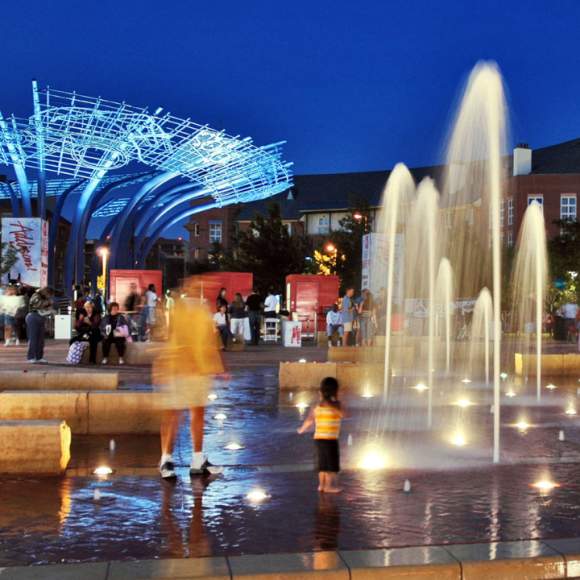 Circle Park at Night