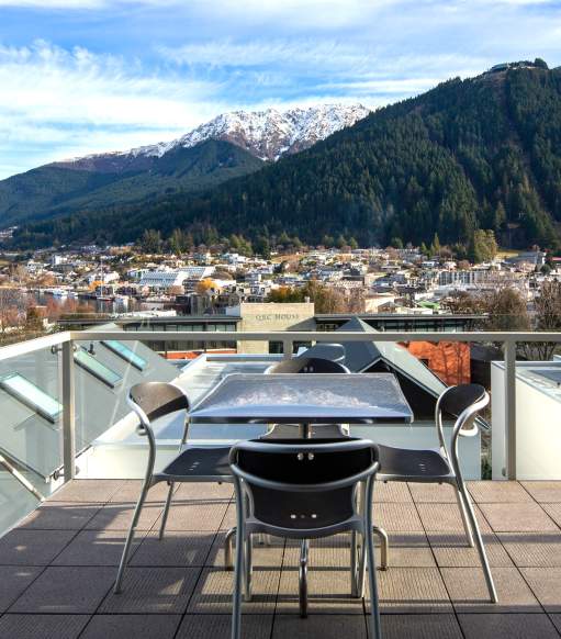Blue Peaks Apartments View from balcony