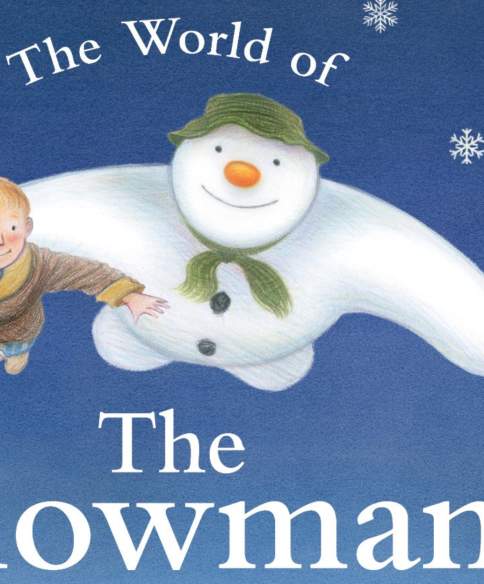 A poster advertising The World of The Snowman exhibition at the Victoria Art Gallery in Bath