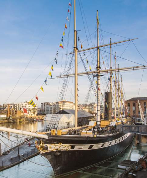 SS Great Britain from dockyard - credit SS Great Britain